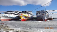 Теплоход Солнечный город.